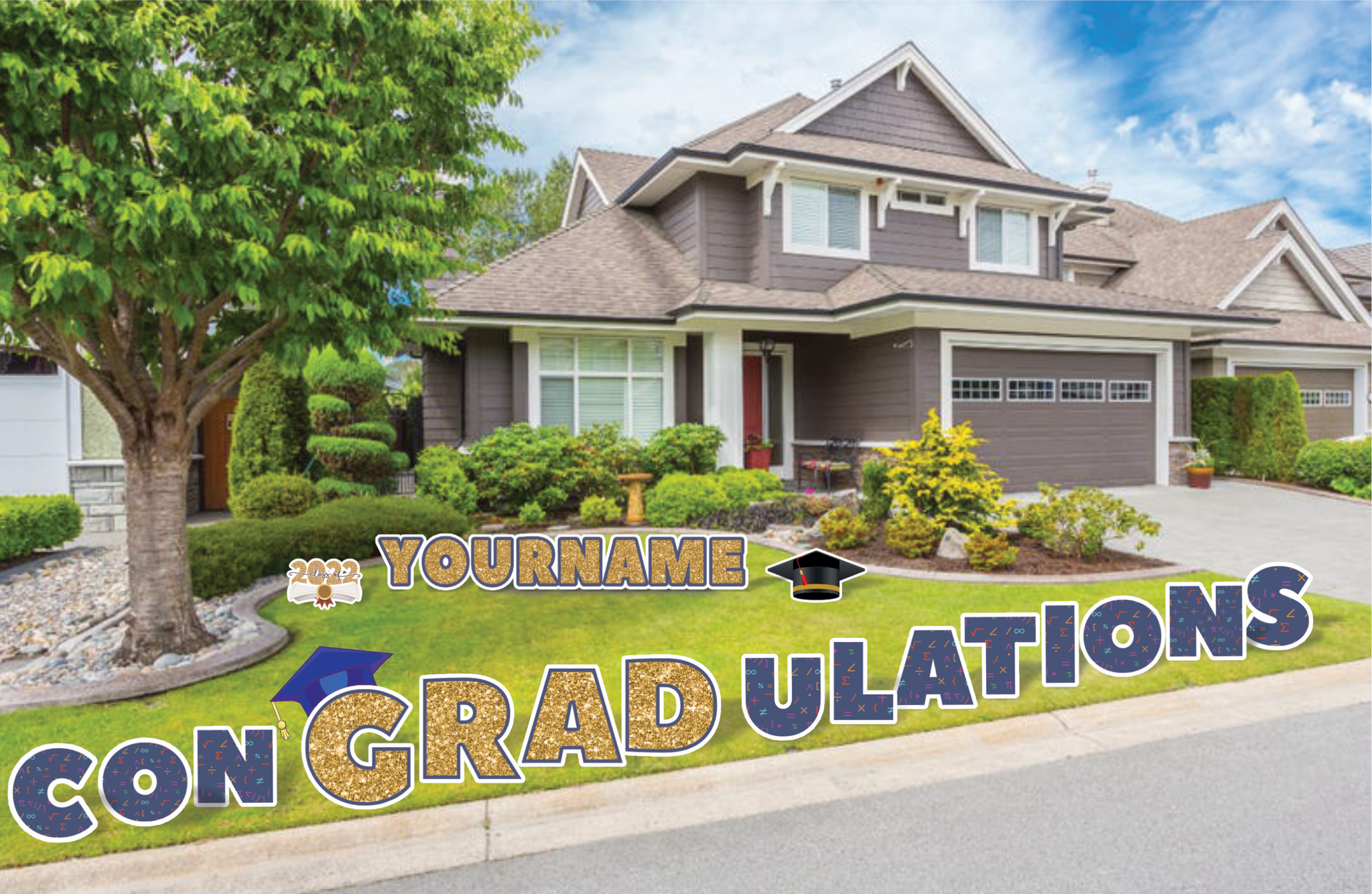 Graduation Yard Sign