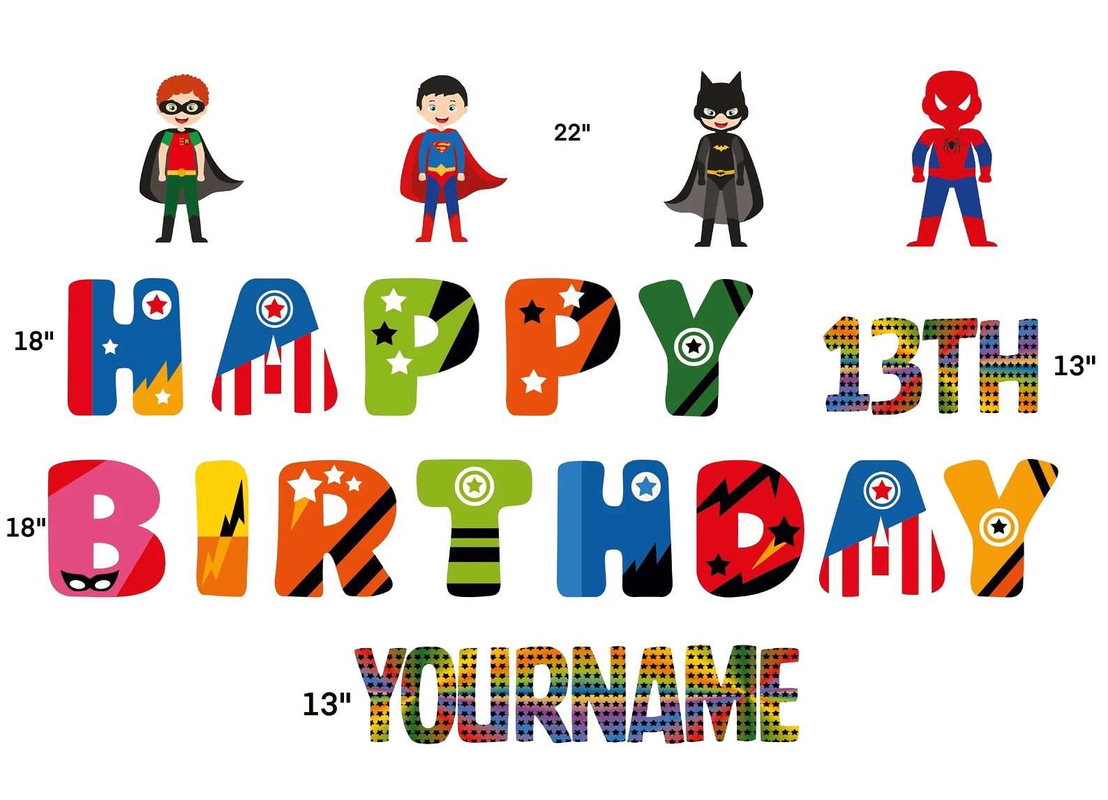 Yard Card Lawn buy Decor: Character Super Hero