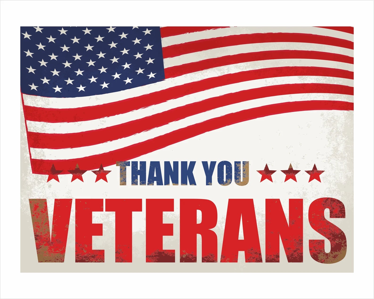 Veterans Day Yard Signs, Veterans Day"Support are Vets"